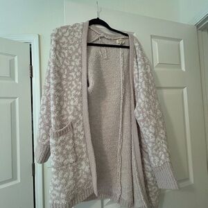 Jessica Simpson Cream Textured Cardigan